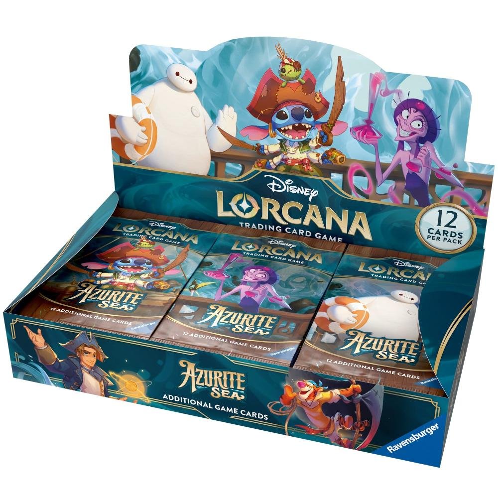 disney-lorcana-azurite-sea-booster-box-retail-display