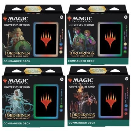 Magic The Gathering: Lord of the Rings Tales of Middle-Earth Commander Deck (4ct)